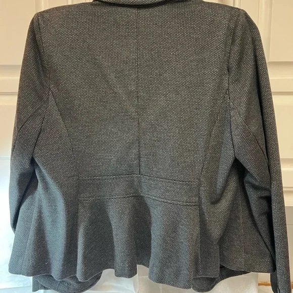 Lane Bryant Charcoal Herringbone Blazer - Picture 2 of 3